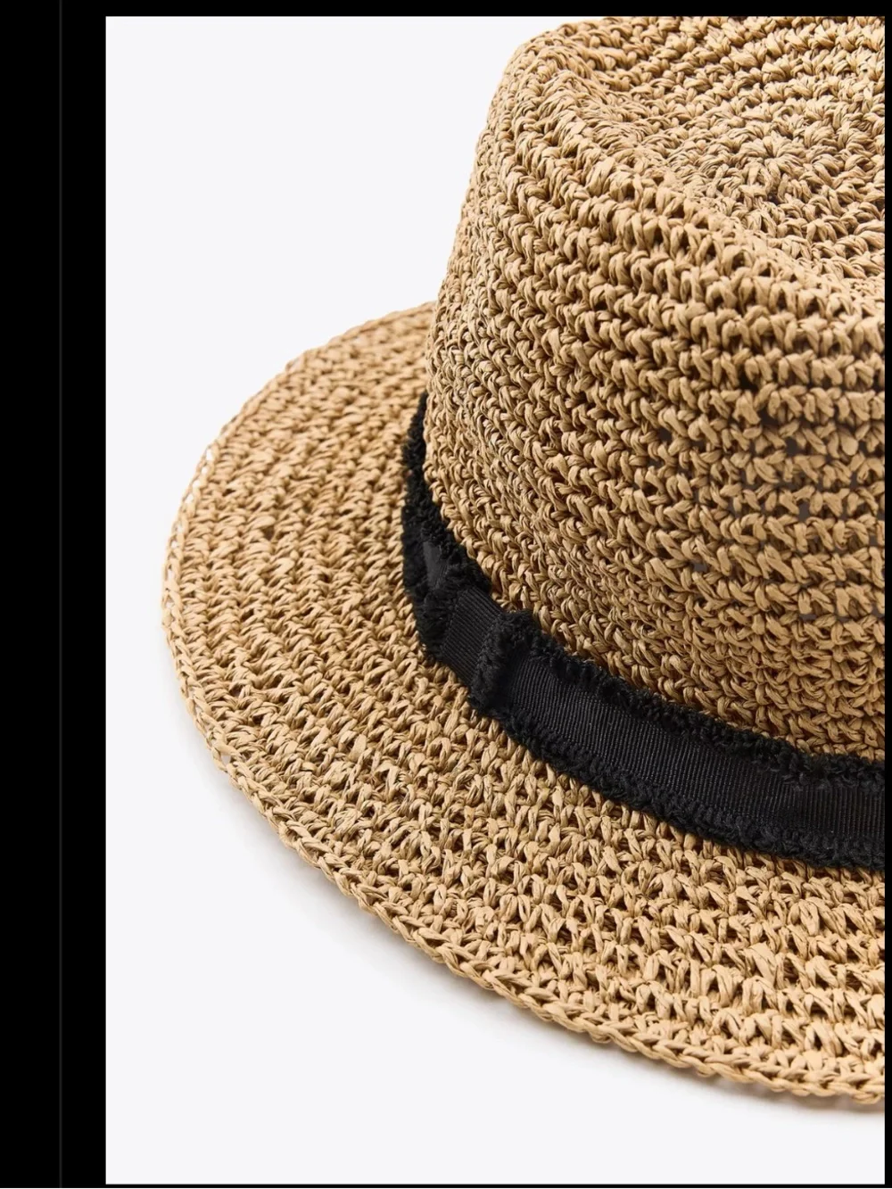 Zara hat with contrasting band